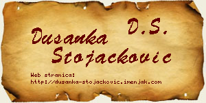 Dušanka Stojačković vizit kartica